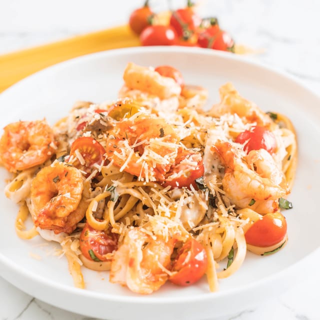 Shrimp Parmigiana.