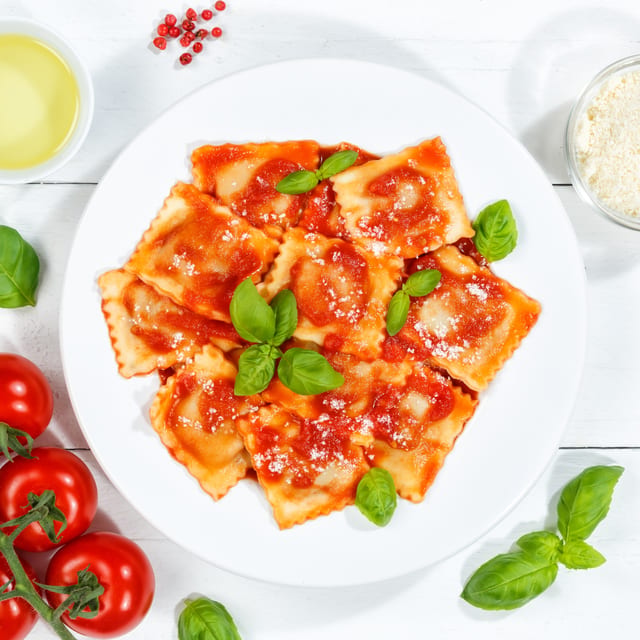 Meat Ravioli.